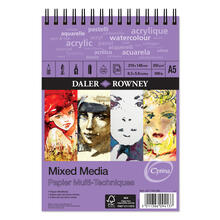NEU Mixed Media Optima Spiralblock, 30 Blatt  250 g/m, DIN A5