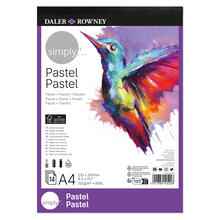 NEU Simply Pastellpapier Block, einseitig geleimt, 16 Blatt  150 g/m, DIN A4