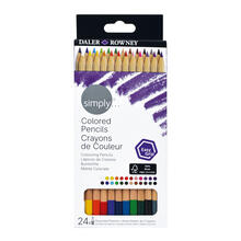 NEU Simply Farbstifte Set mit 24 Farbstiften