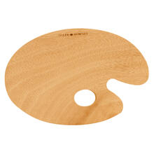NEU Holzpalette Oval, 20 x 30 cm