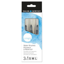 NEU Simply Wassertankpinsel Set mit 3 Pinseln