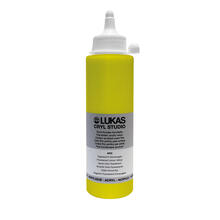 NEU LUKAS CRYL STUDIO / Acrylfarbe, Tagesleuchtfarbe 250 ml, Zitronengelb