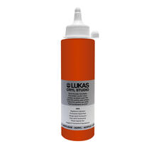NEU LUKAS CRYL STUDIO / Acrylfarbe, Tagesleuchtfarbe 250 ml, Signalrot