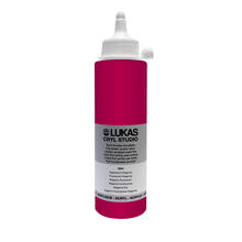NEU LUKAS CRYL STUDIO / Acrylfarbe, Tagesleuchtfarbe 250ml, Magenta