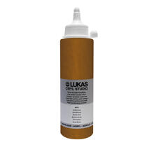 NEU LUKAS CRYL STUDIO / Acrylfarbe, 250 ml, Goldbronze