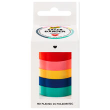 Satinbnder-Mix Rainbow, 5 Farben, 10mm x 4 Meter