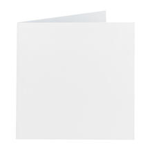 Doppelkarten & Umschl�ge quadratisch Wei�