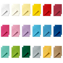 Doppelkarten & Umschl�ge, Standardformat, 5 St�ck - Verschiedene Farben