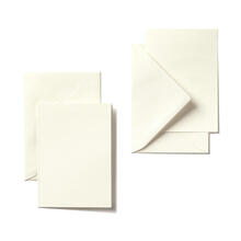 Doppelkarten & Umschl�ge, Standardformat perlwei�