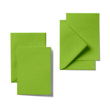 Doppelkarten &Umschl�ge Standardformat maigr�n