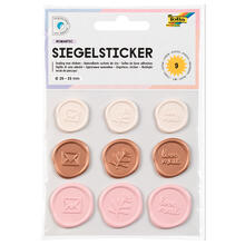 Wachs-Siegel Sticker Romantic, 9 Stck sortiert