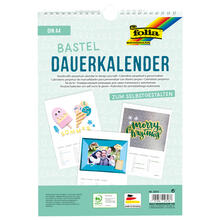 Bastel-Dauerkalender zum Selbstgestalten, DIN A4