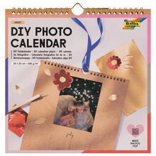 DIY Fotokalender, kraft, 200g/m�, 23x23cm