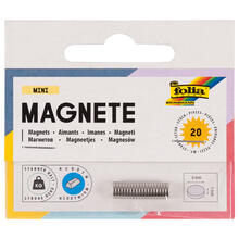 Magnete,  6 mm x 1 mm, 20 Stck