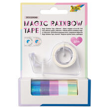 NEU Klebeband Magic Rainbow Irisierend, 12mmx 2m, 6 Rollen, farbig sortiert