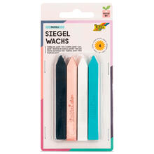Siegelwachs Pastell, 4 Stck, Wei, Marine, Rose, Mint