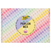 Kunststoff-Perlen Mix PASTEL, Jumbo Pack, 500g farbig sortiert