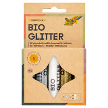 NEU Organic Bio Glitter Mix Stardust, 5x 7g, 2x gold, 2x silber, 1x wei irisierend