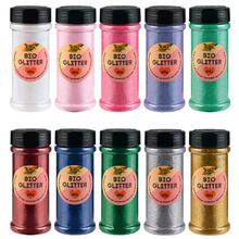 NEU BIO Glitter / Glitzerstreu, 100g - Verschiedene Farben