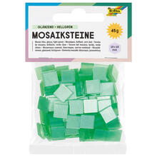 SALE Mosaik Kunstharz Glänzend 10x10mm 45g - Verschiedene Farben