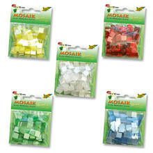 Mosaik Kunstharz Ton in Ton Mix 10x10mm - Verschiedene Farben