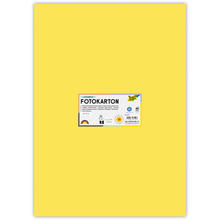 Fotokarton 300g/qm 50x70 cm, Zitronen-Gelb, 1 Bogen