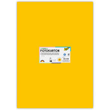 Fotokarton 300g/qm 50x70 cm, Gold-Gelb, 1 Bogen