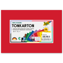 Color-Bastelkarton / Tonkarton 180g/m�, DIN A5, 120 Blatt, 12 Farben sortiert