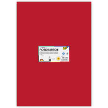 Fotokarton 10 Bogen, 300 g/qm, 50x70 cm, Ziegelrot