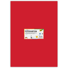 Fotokarton 10 Bogen, 300 g/qm, 50x70 cm, Hochrot