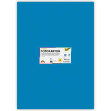 Fotokarton 300g/qm 50x70 cm, Mittel-Blau, 1 Bogen