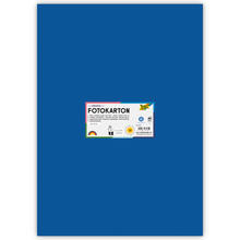 Fotokarton 10 Bogen, 300 g/qm, 50x70 cm, K�nigsblau