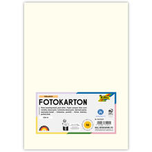 Fotokarton, 50 Bogen, 300 g/qm, DIN A4, Perlwei�