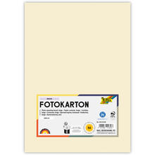 Fotokarton, 50 Bogen, 300 g/qm, DIN A4, Beige