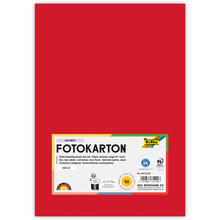 Fotokarton, 50 Bogen, 300 g/qm, DIN A4, Hochrot