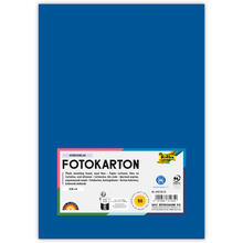 Fotokarton, 50 Bogen, 300 g/qm, DIN A4, K�nigsblau