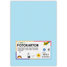Fotokarton, 50 Bogen, 300 g/qm, DIN A4, Eisblau