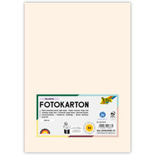 Fotokarton, 50 Bogen, 300 g/qm, DIN A4, Hellbeige
