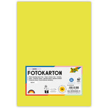 Fotokarton, 50 Bogen, 300 g/qm, DIN A4, Limone