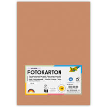 Fotokarton, 50 Bogen, 300 g/qm, DIN A4, Hellbraun