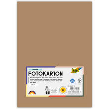 Fotokarton, 50 Bogen, 300 g/qm, DIN A4, Rehbraun