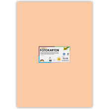 Fotokarton 300g/qm 50x70 cm, Aprikose, 1 Bogen