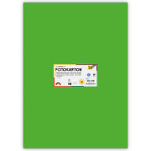 Fotokarton 10 Bogen, 300 g/qm, 50x70 cm, Grasgr�n