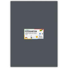 Fotokarton 300g/qm 50x70 cm, Anthrazit, 1 Bogen