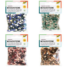 NEU Kunstharz Mosaiksteine Marmoriert, 45g, 5x5mm, 700 Stück - Verschiedene Farben