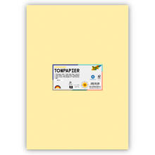 Tonpapier 130g/qm, DIN A3, 50er Pack, Strohgelb