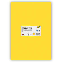 Tonpapier 130g/qm, DIN A3, 50er Pack, Zitronengelb
