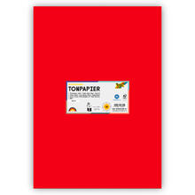 Tonpapier 130g/qm, DIN A3, 50er Pack, Hochrot