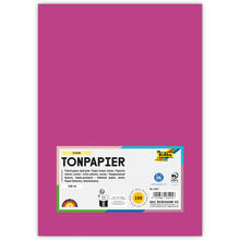 Tonpapier, 100 Bogen, 130 g/qm, DIN A4, Eosin