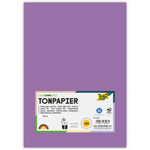 Tonpapier, 100 Bogen, 130 g/qm, DIN A4, Flieder